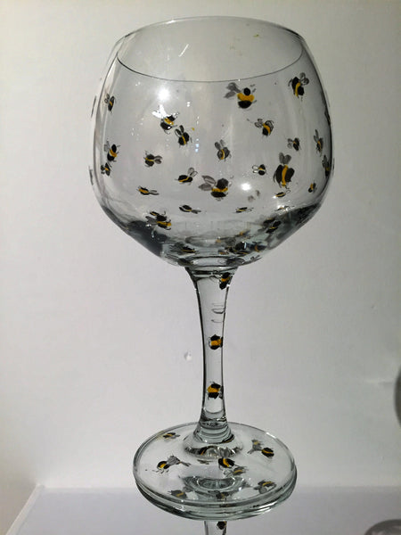 Gin cocktail glass Bees