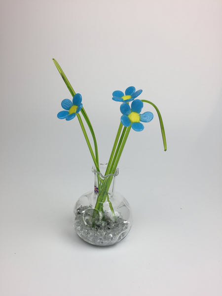 glass flowers forget me not