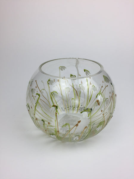 candle holder Snowdrops