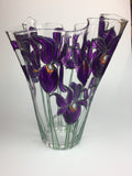 fluted vase - Iris