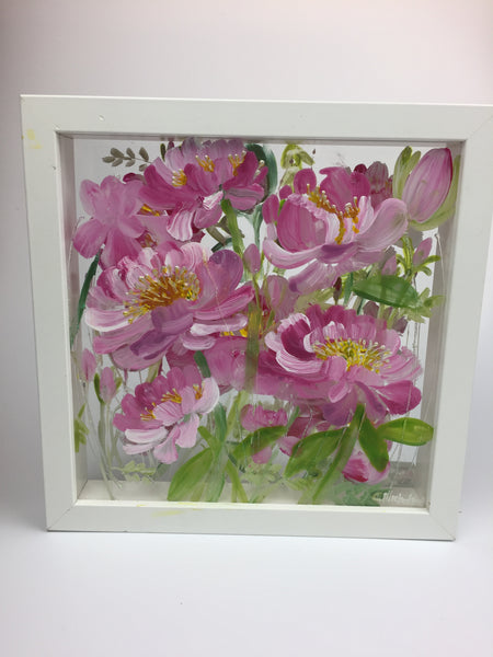3d pink peony rose picture