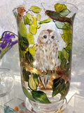 Barny - Barn owl hurricane lamp