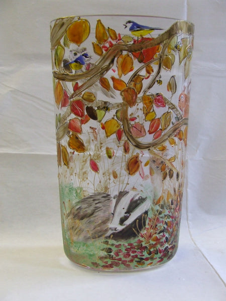 British wild life vase